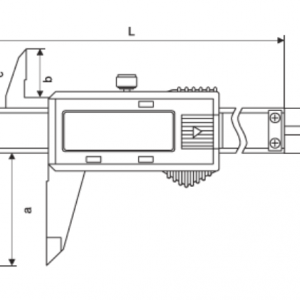 ERT 150mm Dijital Kumpas